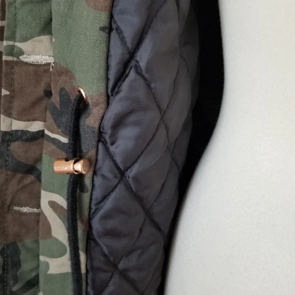 Charlotte Russe Camo Utility Jacket, Size S - Picture 8 of 14